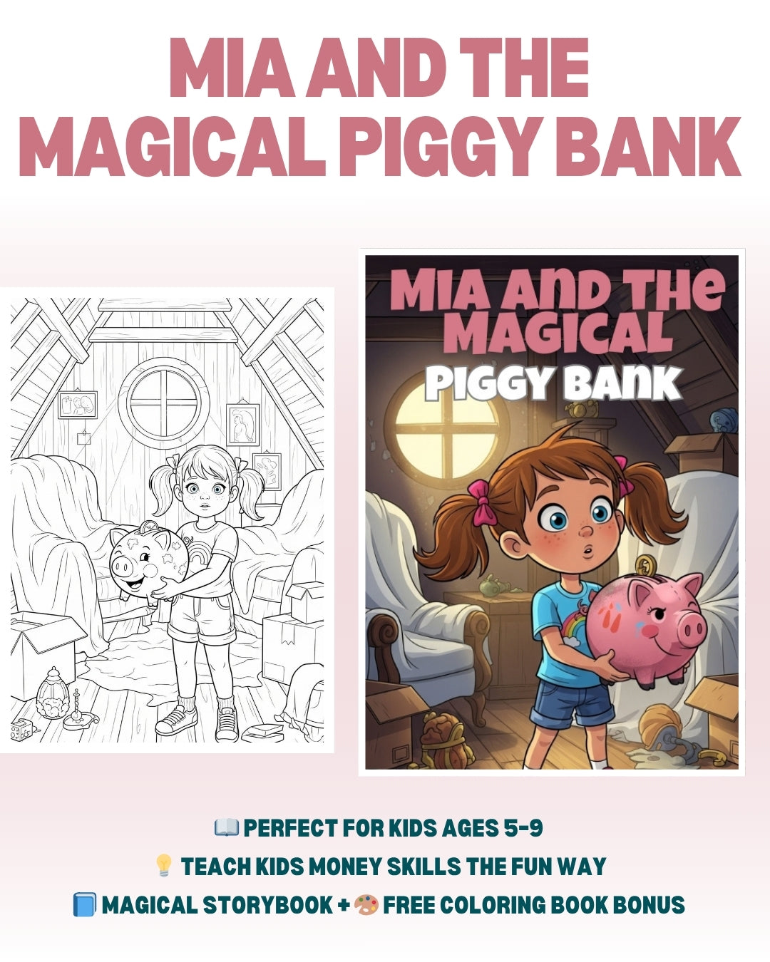 Mia and the Magical Piggy Bank: A Fun Story to Teach Kids the Magic of Money
