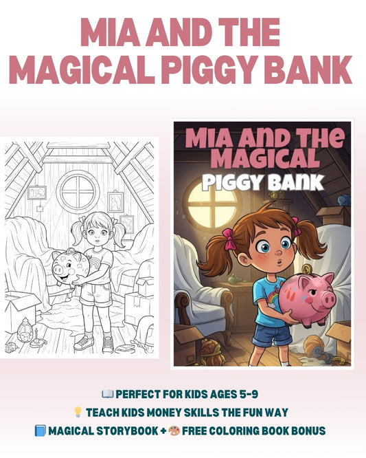 Mia and the Magical Piggy Bank: A Fun Story to Teach Kids the Magic of Money